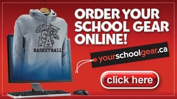 image with school sweater that says "order your school gear online!"